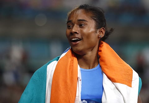 Indian ace sprinter Hima Das (File photo | AP)