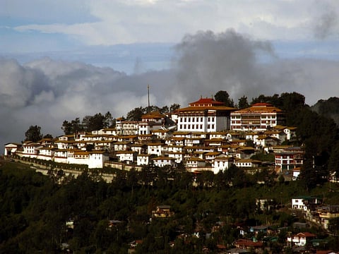 The Tawang town  in Arunachal Pradesh(Photo | EPS)