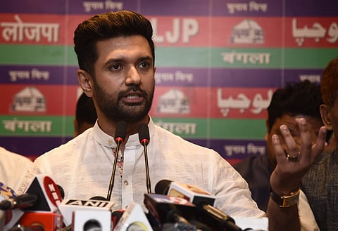 Lok Janshakti Party president Chirag Paswan.  (File photo | PTI)