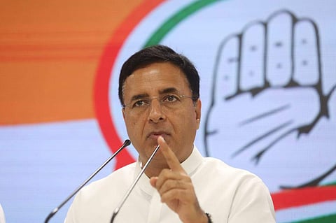 Senior Congress leader Randeep Singh Surjewala  (Photo | Shekhar Yadav/EPS)