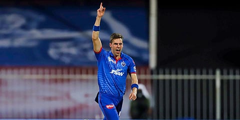 #1 Anrich Nortje (Delhi Capitals): 156.22 (Photo | PTI)