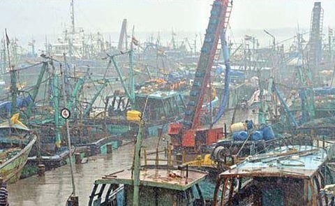 New fishing harbour at Pallipalem 