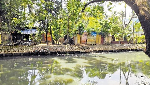 Encroachment on the  Parvathy Puthanar