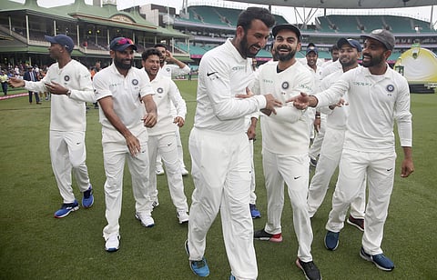 India's test cricket team. (File Photo) | AP