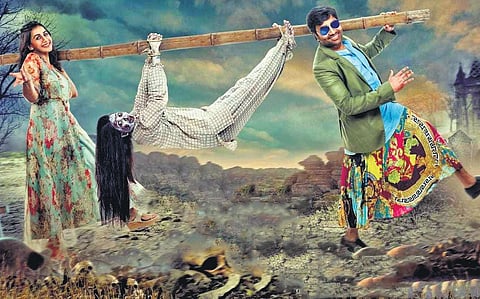 Idiot also stars Urvashi, Anandraj, Akshara Gowda, Ravi Mariya and RNR Manohar. 