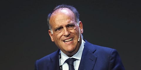 Spanish league president Javier Tebas (Photo | AP)