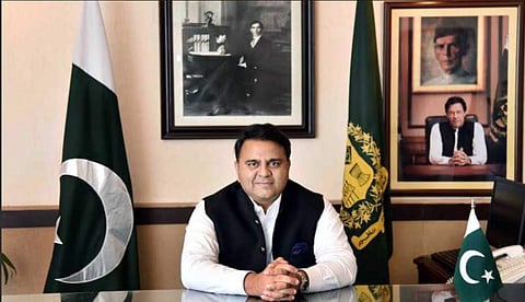Pakistan Information Minister Fawad Chaudhry. (Photo| Twitter)