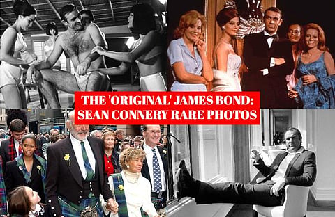 Scottish actor Sean Connery, considered by many to have been the best James Bond, has died aged 90, according to an announcement Saturday, October 31, 2020, from his family. Check out the rare photos of 'The Original  James Bond'. (File Photo | AP)