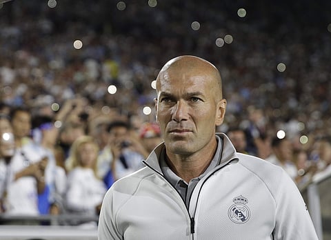 Real Madrid manager Zinedine Zidane (File photo | AP)