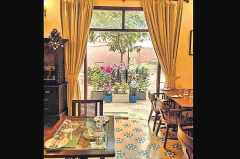 Interiors of Rustom’s Parsi Bhonu