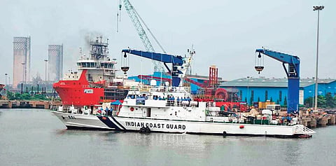 Kakinada port is the permanent base of CGS Kanaklata Barua, which  was commissioned on September 30