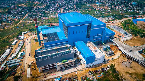 The waste-to-energy power plant at Jawaharnagar.