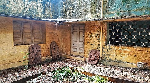 Some arteifacts at the museum are stored under sunshades or trees due to the poor condition of the nearly four-decade-old building | Express