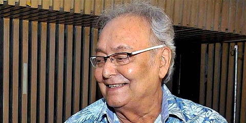 Late legendary Bengali actor Soumitra Chatterjee (Photo | PTI)