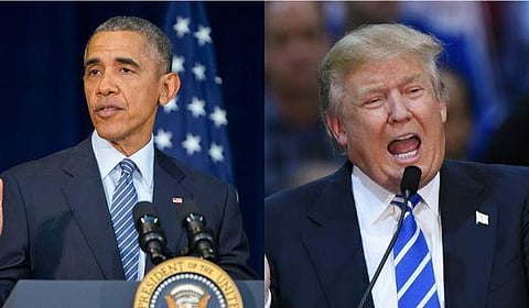 Barack Obama (L) and Donald Trump (File photos | AP)