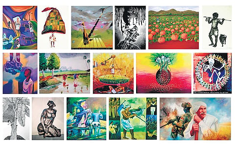 Artists protest against controversial farm bills