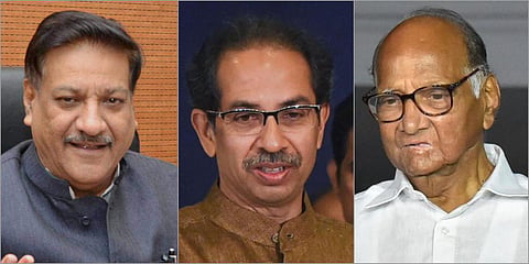The leaders of the Maha Vikas Aghadi coalition currently ruling Maharashtra