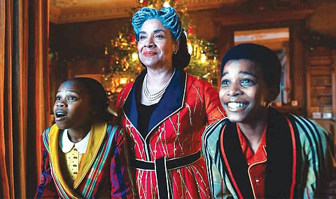 A grandma’s (Phylicia Rashad) bed-time story revolves around the life of Jeronicus Jangle (played by Justin Cornwell and Forest Whitaker).