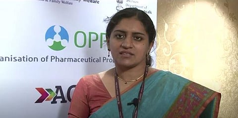 Kerala Ayush secretary Sharmila Mary Joseph (photo| YouTube screengrab)