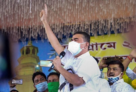 West Bengal Transport Minister Suvendu Adhikari. (Photo | PTI)