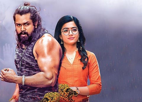 Dhruva Sarja and Rashmika   Mandanna