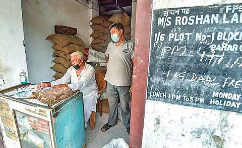 There are 2,016 such ration shops in Delhi to which the government owes Rs 150 crore. (File Photo)