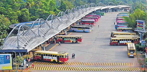 The foundation stone for the  Vyttila Mobility Hub was laid by Achuthanandan on June 7, 2010. The construction of the first phase started in December 2010 and the facility was opened on February 26, 2011.