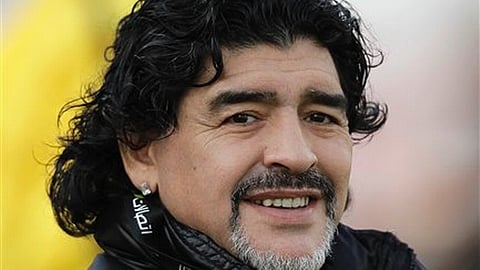 Argentine football legend Diego Maradona (File|AP)