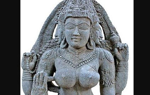 Brahmani made of grey steatite schist, c 10th century