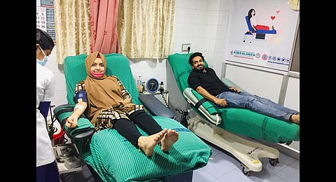 Student volunteers engaged in ‘Athijeev’ and ‘Prathyasha’ activities