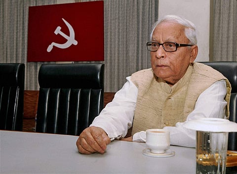 Former West Bengal CM Buddhadeb Bhattacharjee. 