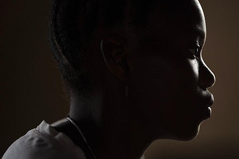 Marie poses for a portrait in Komao village outskirts of Koidu, district of Kono, Sierra Leone. (Photo | AP)