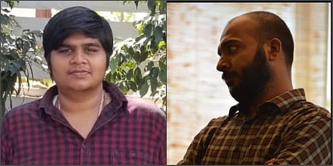 Directors Karthik Subburaj (L) and Charukesh Sekar (Photo| Cinema Express)