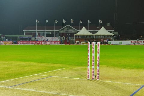 Image of a cricket ground use for representational purpose only