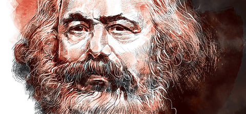 Karl Marx  (lllustrations By Amit Bandre)