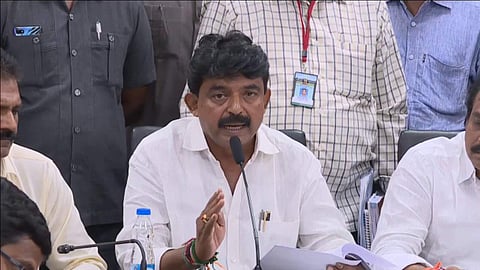 Andhra Pradesh Transport Minister Perni Venkataramaiah (Photo | YouTube screengrab)