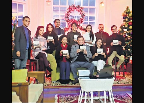 The Shillong Chamber Choir at the release of Come Home Christmas in Shillong