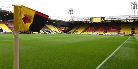 Watford FC is currently at the fifth position in the second-tier English competition. (Photo | Watford FC Twitter)