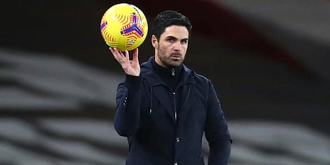 Arsenal manager Mikel Arteta (Photo | AP)