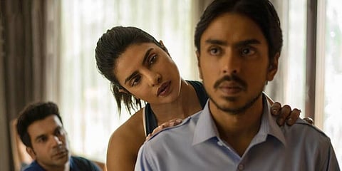 A still from 'The White Tiger'.