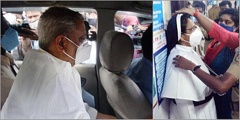 Fr Thomas Kottoor (L) and Sr Sephy were found guilty by the special CBI Court in Thiruvananthapuram. (Photo| Vincent Pulickal, EPS)