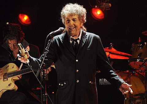 Bob Dylan performs in Los Angeles. (File Photo | AP)