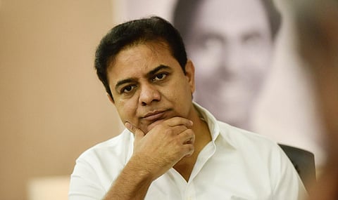 BRS working president KT Rama Rao.