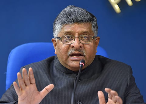 Union Minister Ravi Shankar Prasad. (File| PTI)