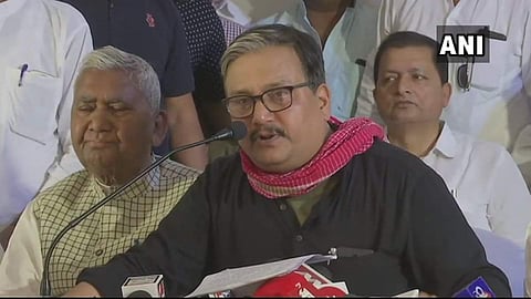 RJD leader Manoj Jha. (File | ANI)