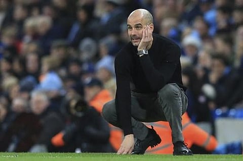 Europe is Pep Guardiola's only bet as his side trail Liverpool at the top of the Premier League by a mammoth 22 points. (Photo | AFP)