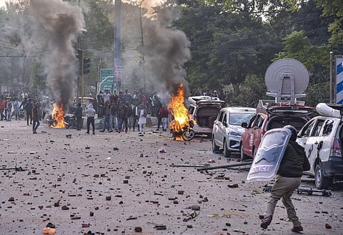 Anti-CAA violence in Lucknow.  (File Photo | PTI)