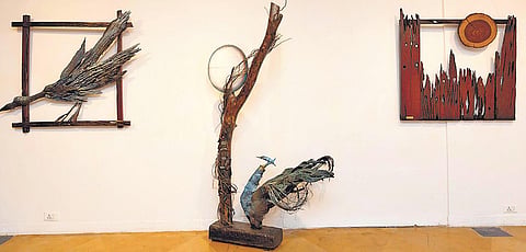 Artworks by Farhat Jamshed,  Mukul Panwar’s Cityscape