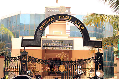 Responding strongly to Bharathi's comments, Chennai Press Club Joint Secretary Bharathy Tamizhan said instances of targeting journalists and media were on the rise.  (Photo | Kajol Rustagi)