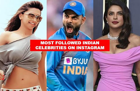 Virat Kohli has become the first person from India to reach the 50 million followers mark on social media platform Instagram. Check out the top 11 celebrities with the most Instagram followers from India.